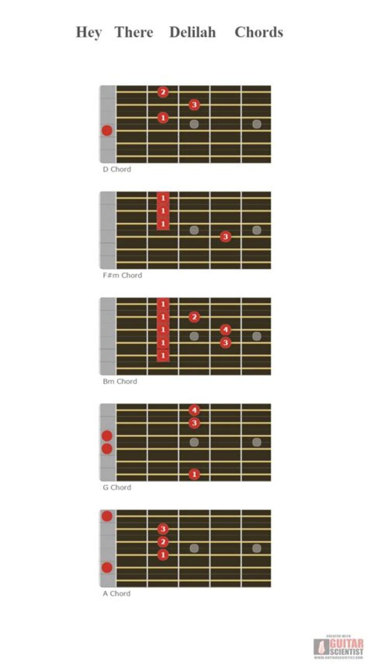 Learn "Hey There Delilah" on Guitar: Chords, Tabs & Tutorial