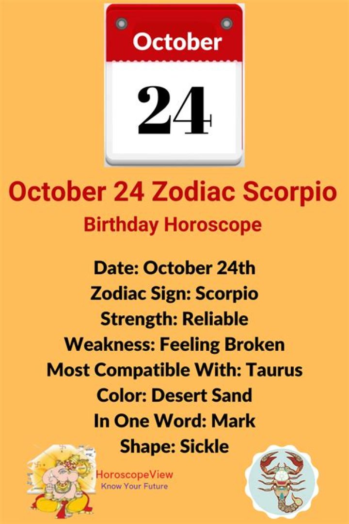 October 24 Zodiac: Scorpio Personality & Traits