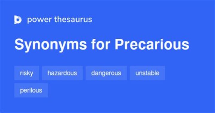 Precarious: Synonyms, Antonyms & Meaning Explained | Thesaurus