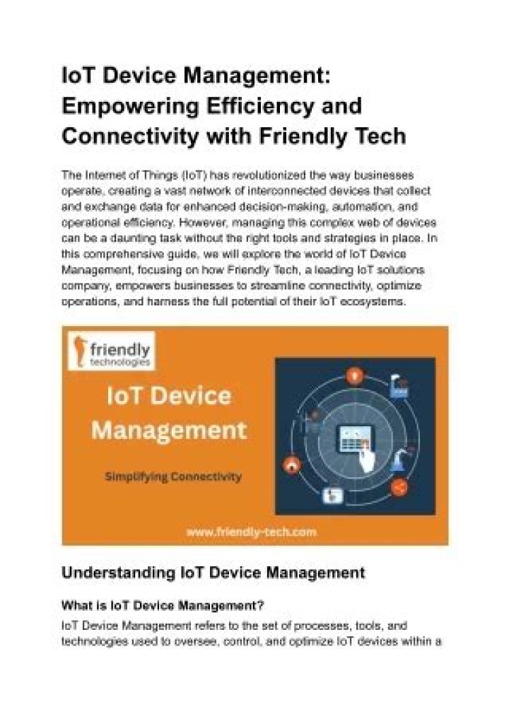 The Ultimate Guide to IoT Device Management