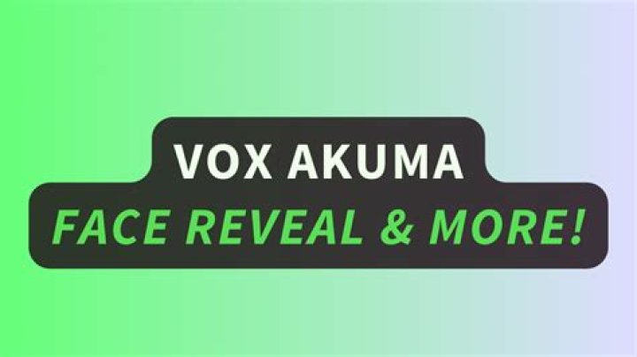 Vox Akuma's Identity & Face Reveal: The Mystery Unveiled?